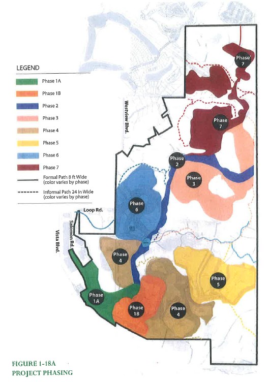 Copper Canyon outlined aerial map