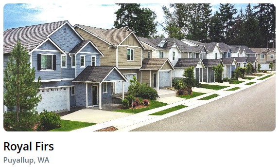 Royal Firs build for rent community